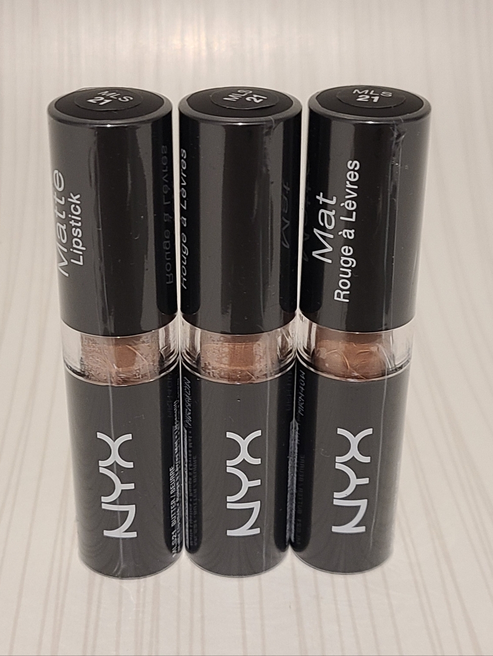 Case Of 72 NYX Matte Lipstick - Butter